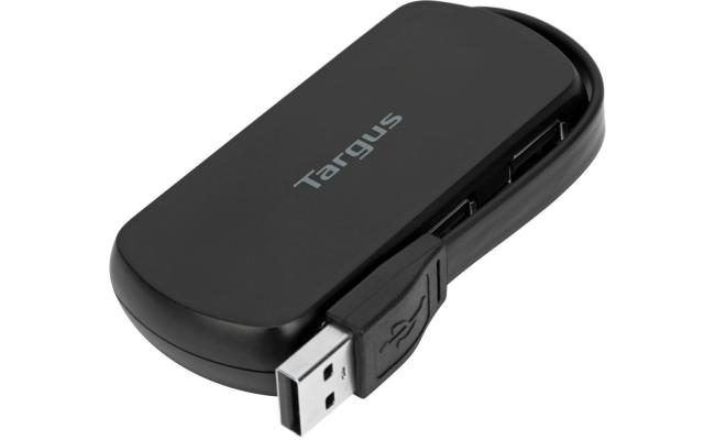 Targus ACH114EU 4-Port USB 2.0 Hub - Black