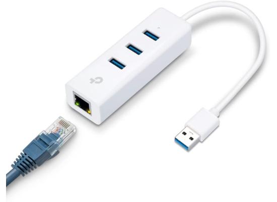 TP-Link UE330 USB 3.0 3-Port Hub & Gigabit Ethernet Adapter