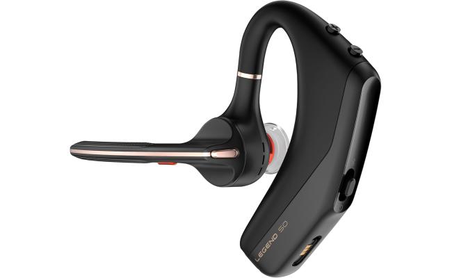 Poly Voyager Legend 50 - Bluetooth Headset - Wireless Headset with Mic - Four Noise-Canceling Mics, AI Noise Block & WindSmart Technology - Connectivity & Smart Call Controls - All-Day Comfort