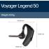 Poly Voyager Legend 50 - Bluetooth Headset - Wireless Headset with Mic - Four Noise-Canceling Mics, AI Noise Block & WindSmart Technology - Connectivity & Smart Call Controls - All-Day Comfort