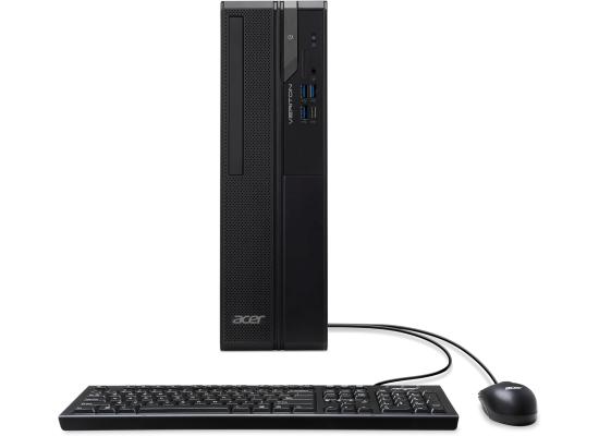 Acer Veriton X2722G (2025) 14Gen Intel Core i5 14400 10-Cores Compact Tower Business Class Desktop w/ Wireless & Bluetooth & 3 Years Warranty - Black