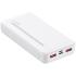 HAVIT PB92 Power Bank 20000mAh Dual Fast Charge 20W & 22.5W , Multiple USB A Outputs, USB Type C , LED Indicator, Triple Protection Charging for Compatible Devices - White