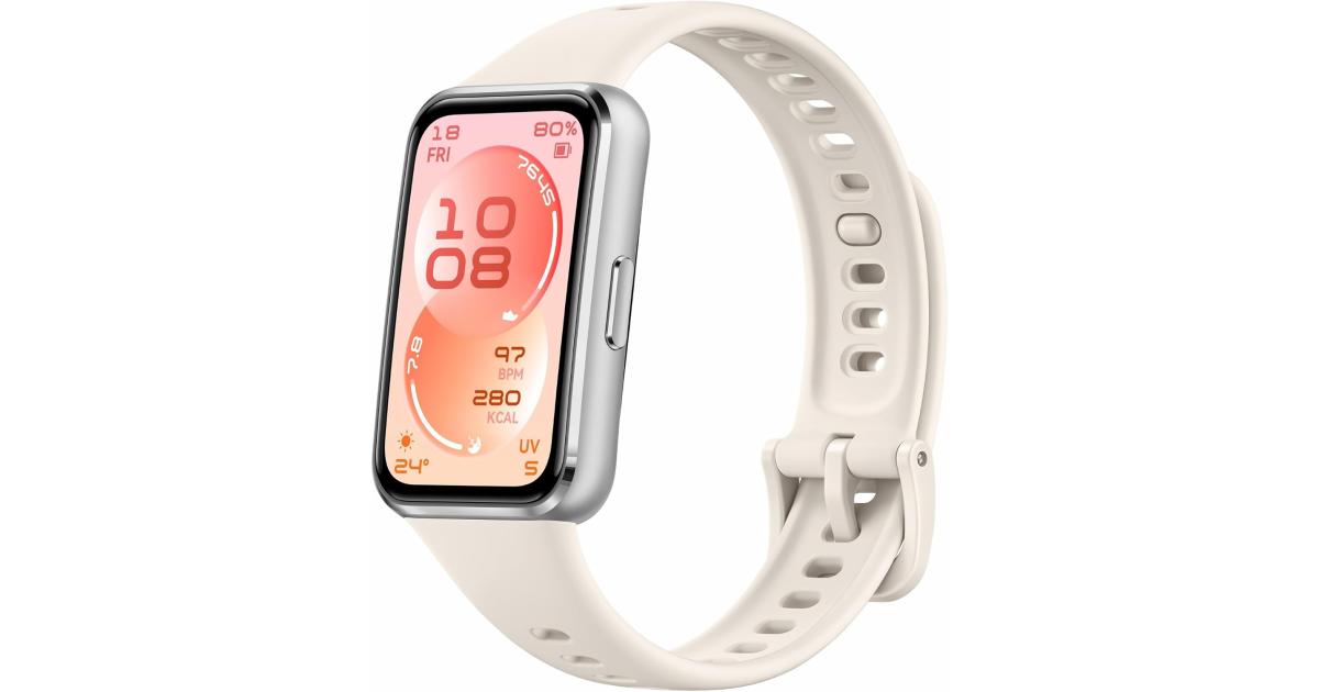 HUAWEI Band 11 Health and Fitness Tracker, Smart Watch, 24/7 Health Intelligence, HRV, Sleep Tracking, Stress Monitor, Emotional Wellbeing, Ultra-Slim, iOS & Android, Up to 14 Days Battery Life, White