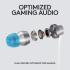 Logitech G333 Gaming Earphones with dual audio drivers, in-line mic and volume control, compatible with PC/PS/Xbox/Nintendo/Mobile with 3.5mm Aux or USB-C Port - White