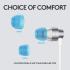 Logitech G333 Gaming Earphones with dual audio drivers, in-line mic and volume control, compatible with PC/PS/Xbox/Nintendo/Mobile with 3.5mm Aux or USB-C Port - White