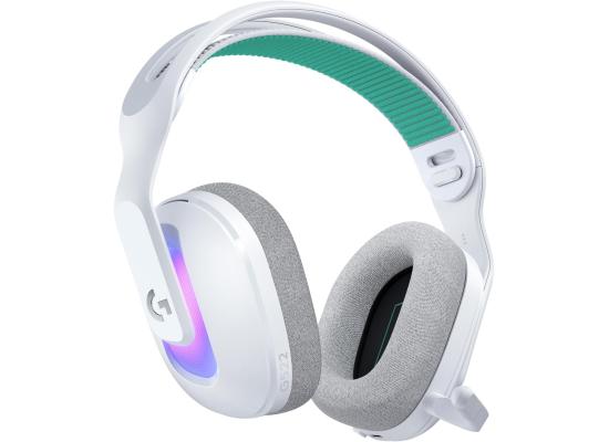 Logitech G522 Lightspeed Wireless Gaming Headset, Full-Band Mic, Advanced Audio, Tri-Connect (Lightspeed, Bluetooth, USB A to C), LIGHTSYNC RGB, for PC & Nintendo Switch/Switch 2 – White