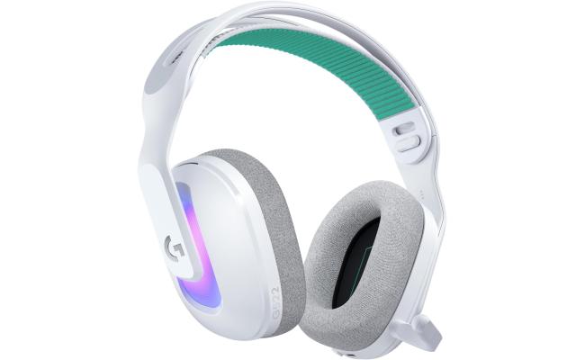 Logitech G522 Lightspeed Wireless Gaming Headset, Full-Band Mic, Advanced Audio, Tri-Connect (Lightspeed, Bluetooth, USB A to C), LIGHTSYNC RGB, for PC & Nintendo Switch/Switch 2 – White