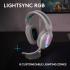 Logitech G522 Lightspeed Wireless Gaming Headset, Full-Band Mic, Advanced Audio, Tri-Connect (Lightspeed, Bluetooth, USB A to C), LIGHTSYNC RGB, for PC & Nintendo Switch/Switch 2 – White