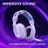 Logitech G522 Lightspeed Wireless Gaming Headset, Full-Band Mic, Advanced Audio, Tri-Connect (Lightspeed, Bluetooth, USB A to C), LIGHTSYNC RGB, for PC & Nintendo Switch/Switch 2 – White