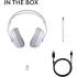 Logitech G522 Lightspeed Wireless Gaming Headset, Full-Band Mic, Advanced Audio, Tri-Connect (Lightspeed, Bluetooth, USB A to C), LIGHTSYNC RGB, for PC & Nintendo Switch/Switch 2 – White