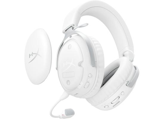 HyperX Cloud III S (2025) Wireless 2.4GHz & Bluetooth 53mm Angled Drivers Memory Foam Durable Frame 10mm Microphone up to 120-hour Battery For PC; Mac; PS5; Mobile; Switch - White
