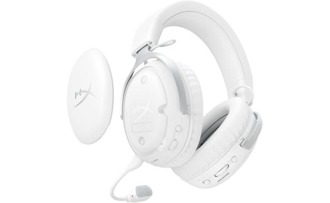 HyperX Cloud III S (2025) Wireless 2.4GHz & Bluetooth 53mm Angled Drivers Memory Foam Durable Frame 10mm Microphone up to 120-hour Battery For PC; Mac; PS5; Mobile; Switch - White