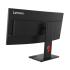 Lenovo ThinkVision T34WD-40 34” 2K WQHD 1500R Curved Ultrawide 120Hz w/ USB-C Docking Monitor up to 100W Power Delivery & Adjustable Stand , Eclipse Black