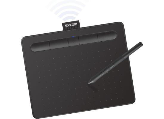 Wacom Intuos Small Bluetooth Graphics Drawing Tablet, 4 Customizable ExpressKeys, Portable for Teachers, Students and Creators, Compatible with Chromebook Mac OS Android and Windows - Black product thumbnail 2