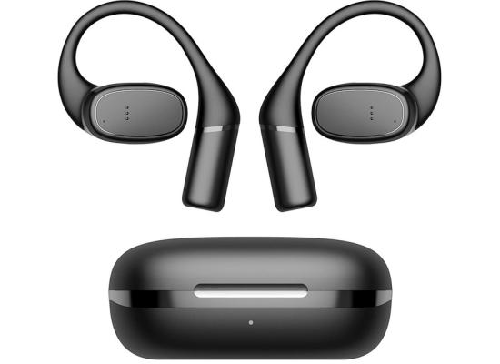 WiWU O300  Openbuds OWS Bone Conductive Earphone Stereo Sound Sports Earphone Noise-Cancelling Up to 40 hours - Black