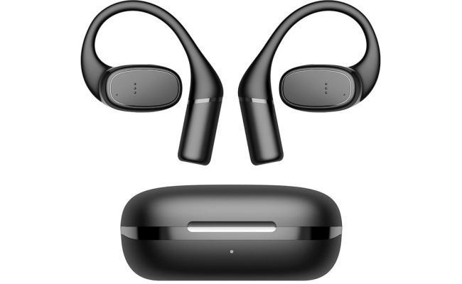 WiWU O300  Openbuds OWS Bone Conductive Earphone Stereo Sound Sports Earphone Noise-Cancelling Up to 40 hours - Black
