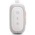 JBL Go 5 - Ultra-Portable Waterproof & Drop-Proof Speaker with JBL Legendary Sound & Ambient Edge Lighting, AirTouch Instant Stereo Pairing or Link Multiple Compatible Speakers via Auracast™ (White)
