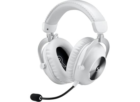 Logitech G PRO X 2 Wireless with Blue Voice DTS 7.1 and 50mm PRO-G Drivers Detachable Mic For PC, PS5, PS4, Switch - White