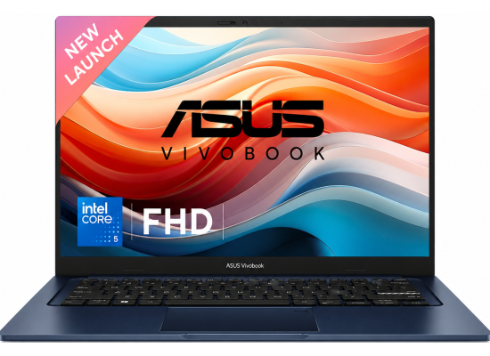 ASUS NEW Vivobook 14 (2023) X1404VAP 13th Gen Intel Core 5 10-Cores Thin & Light Military-Grade w/ Windows 11 Home (Customized) - Quiet Blue product thumbnail 2