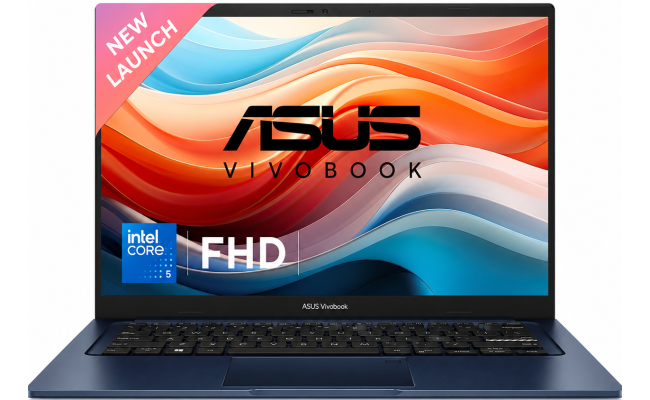 ASUS NEW Vivobook 14 (2023) X1404VAP 13th Gen Intel Core 5 10-Cores Thin & Light Military-Grade w/ Windows 11 Home - Quiet Blue