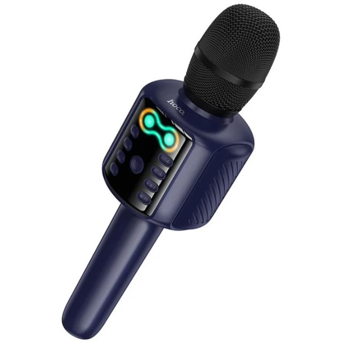 HOCO L24 Karaoke Bluetooth Microphone with Speaker- Blue