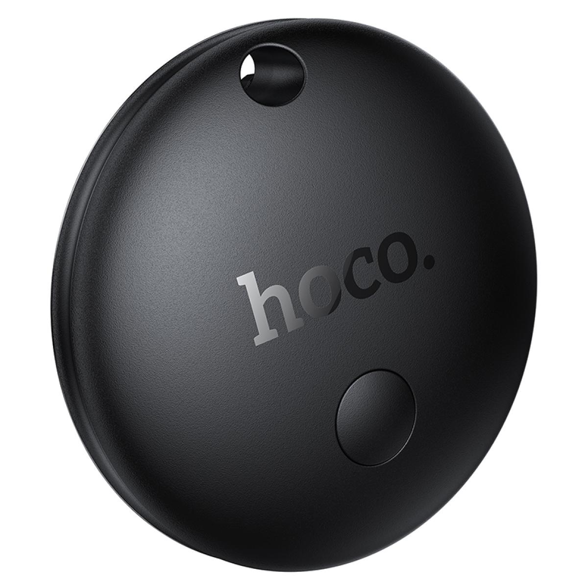 HOCO E93A Anti lost Smart Tag Support for Google Find My App Android Phone GPS Tracker Finder Locator for Key Pet Luggage Tag Device - Black