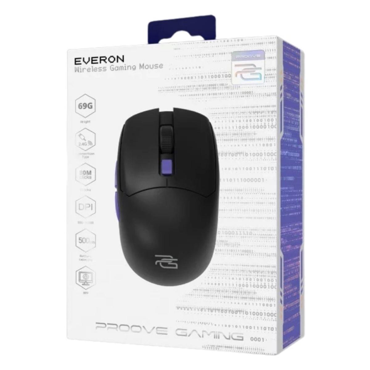 Proove Gaming Everon Dual-Mode Wireless Gaming Mouse 10000 DPI – Black (WMEV00022001) Proove Gaming Everon Dual-Mode Wireless Gaming Mouse 10000 DPI – Black (WMEV00022001)