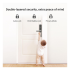 EZVIZ DL05 Smart Fingerprint Door Lock – Wi-Fi & Bluetooth, Fingerprint, Passcode, Proximity Card, Remote Unlock, IP65 Front Panel, Metallic Grey (CS-DL05-R200-WBCP-GR)