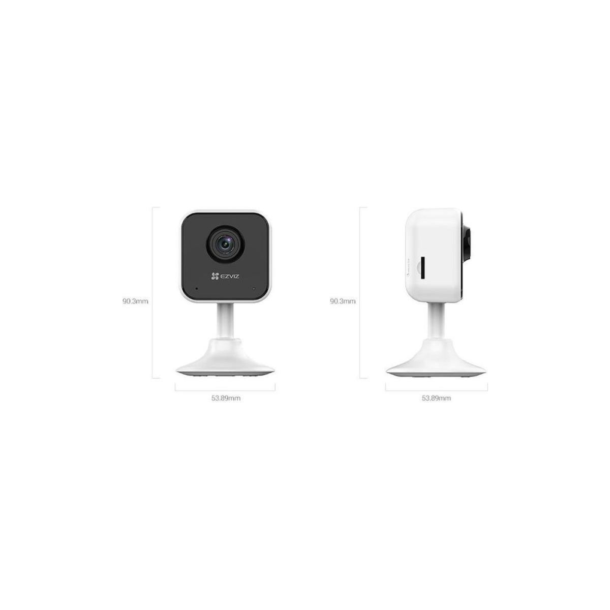 EZVIZ H1C Indoor Wi-Fi Camera – 1080p Full HD, 108° Wide-Angle Lens, 10m IR Night Vision, Two-Way Talk, White (CS-H1C-R101-1G2WR) EZVIZ H1C Indoor Wi-Fi Camera – 1080p Full HD, 108° Wide-Angle Lens, 10m IR Night Vision, Two-Way Talk, White (CS-H1C-R101-1G2WR)