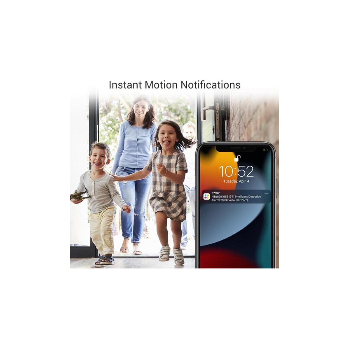 EZVIZ H1C Indoor Wi-Fi Camera – 1080p Full HD, 108° Wide-Angle Lens, 10m IR Night Vision, Two-Way Talk, White (CS-H1C-R101-1G2WR) EZVIZ H1C Indoor Wi-Fi Camera – 1080p Full HD, 108° Wide-Angle Lens, 10m IR Night Vision, Two-Way Talk, White (CS-H1C-R101-1G2WR)