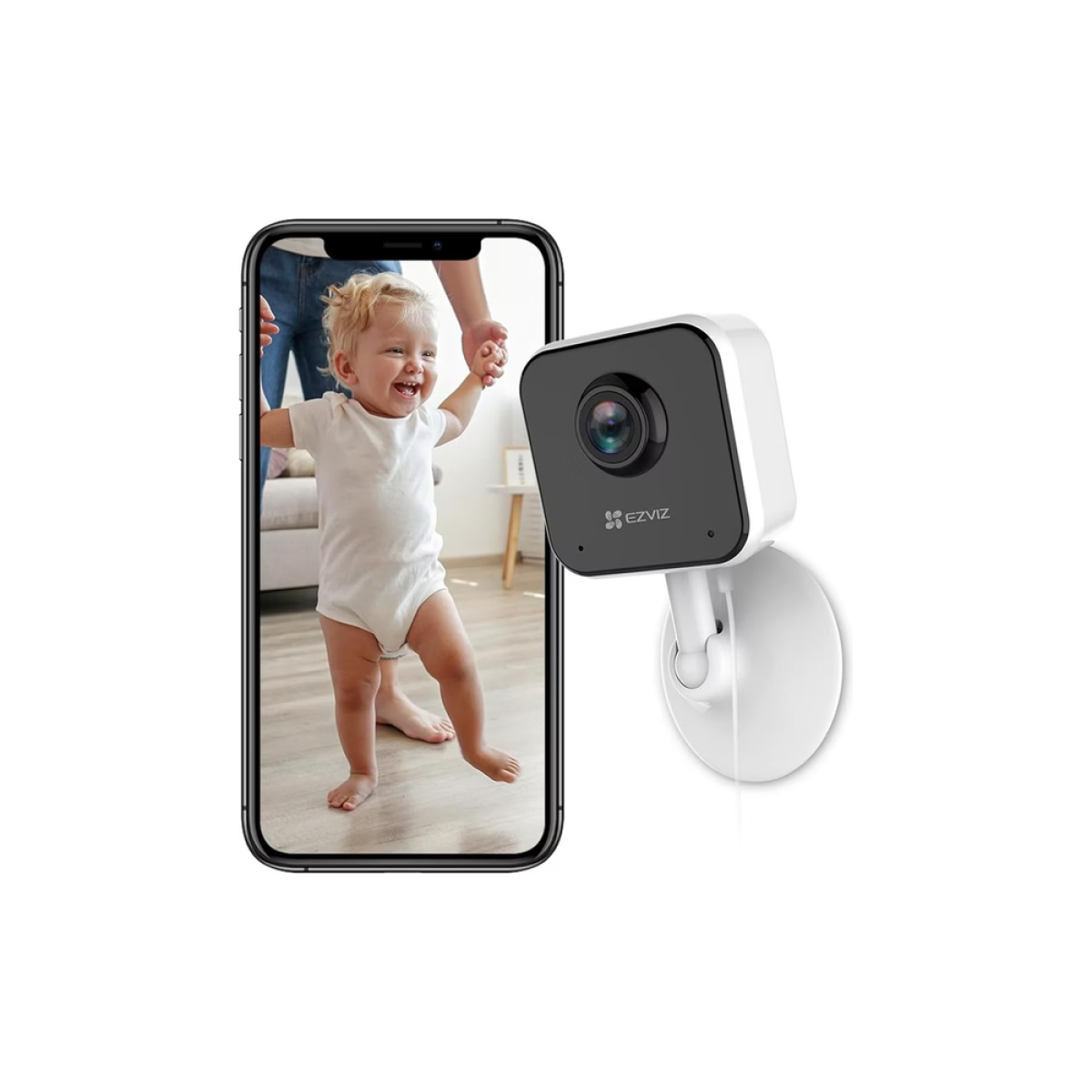 EZVIZ H1C Indoor Wi-Fi Camera – 1080p Full HD, 108° Wide-Angle Lens, 10m IR Night Vision, Two-Way Talk, White (CS-H1C-R101-1G2WR) EZVIZ H1C Indoor Wi-Fi Camera – 1080p Full HD, 108° Wide-Angle Lens, 10m IR Night Vision, Two-Way Talk, White (CS-H1C-R101-1G2WR)