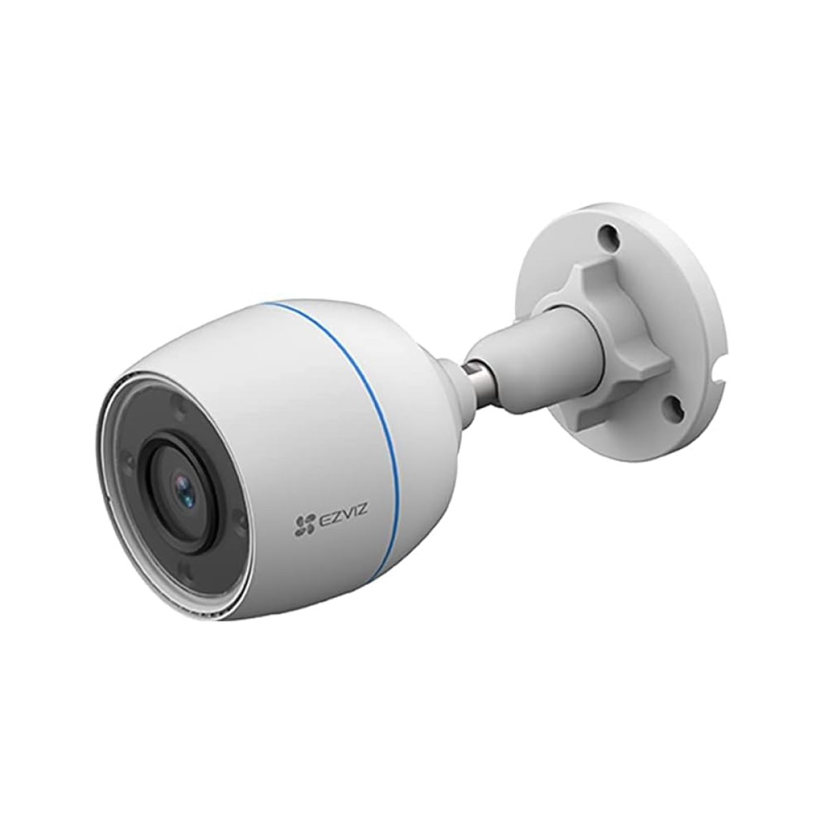 EZVIZ H3c Color 1080p Outdoor Wi-Fi Camera – AI Human Detection, 15m Color Night Vision, 30m IR Vision, IP67, Strobe-Light Active Defense (CS-H3C-R100-1K2WFL)