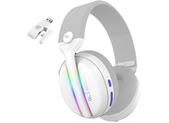 Proove Gaming Glimmer Dual-Wireless RGB Gaming Headset – White (WHGL00022002)