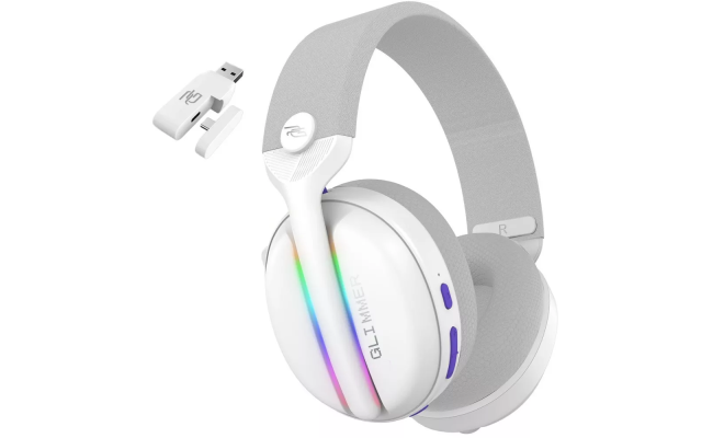 Proove Gaming Glimmer Dual-Wireless RGB Gaming Headset – White (WHGL00022002)