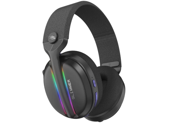Proove Gaming Glimmer Dual-Wireless RGB Gaming Headset – Black/Purple (WHGL00022016)