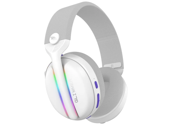 Proove Gaming Glimmer Dual-Wireless RGB Gaming Headset – White/Purple (WHGL00022017)