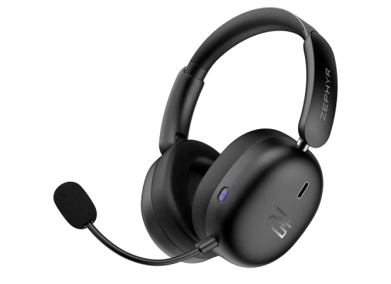 Proove Gaming Zephyr Tri-Mode Wireless Gaming Headset 7.1 – Black/Purple (WHZP00022001)