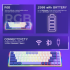 Proove Gaming AFK 65% Tri-Mode Wireless Mechanical Keyboard Outemu Red – English Layout, White (WKAFKEN22002)
