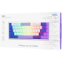 Proove Gaming AFK 65% Tri-Mode Wireless Mechanical Keyboard Outemu Red – English Layout, White (WKAFKEN22002)