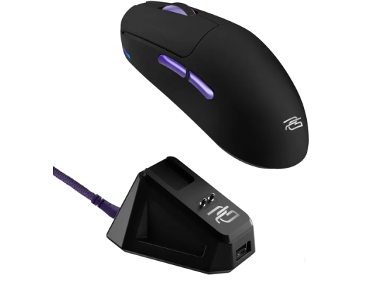 Proove Gaming Superfight Wireless Tri-Mode Gaming Mouse 12000 DPI with Charging Dock – Black/Purple (WMSW00122001) product thumbnail 2