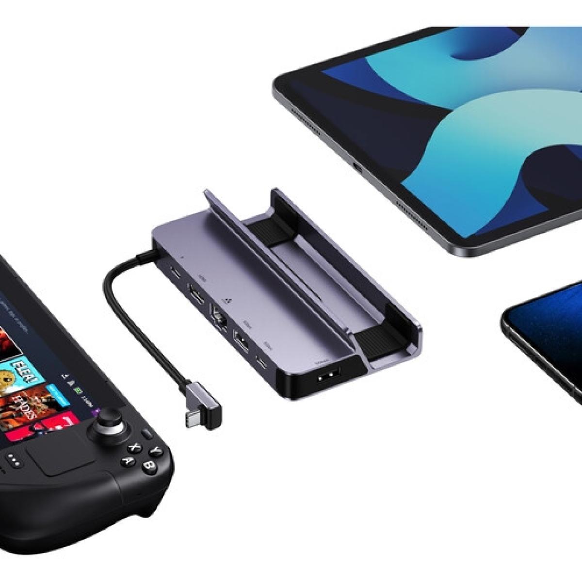 UGREEN CM666 6-in-1 USB-C Gaming Docking Station – 4K@60Hz HDMI, Gigabit Ethernet & 100W PD (15388) UGREEN CM666 6-in-1 USB-C Gaming Docking Station – 4K@60Hz HDMI, Gigabit Ethernet & 100W PD (15388)