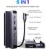 UGREEN CM666 6-in-1 USB-C Gaming Docking Station – 4K@60Hz HDMI, Gigabit Ethernet & 100W PD (15388)