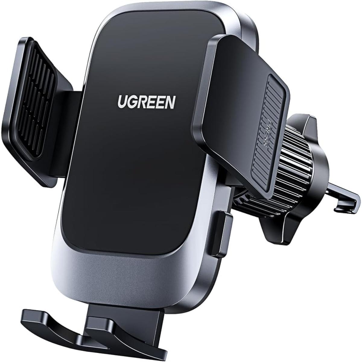 UGREEN LP810 Push-Button Air Vent Car Phone Mount with Short Hook Base