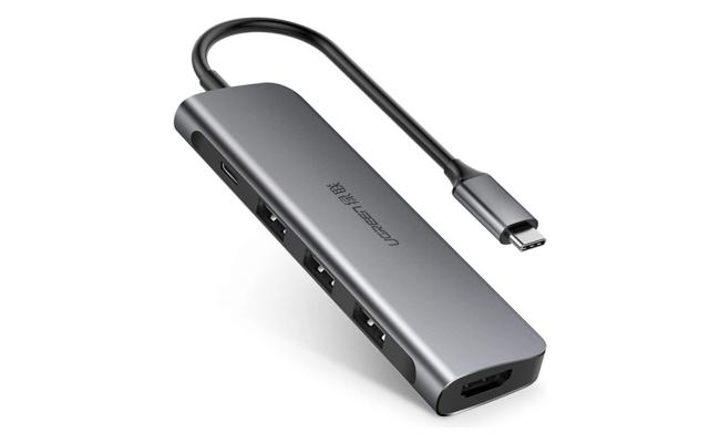 UGREEN 5-in-1 USB-C Hub with 4K@30Hz HDMI, 3× USB 3.0 & 100W PD