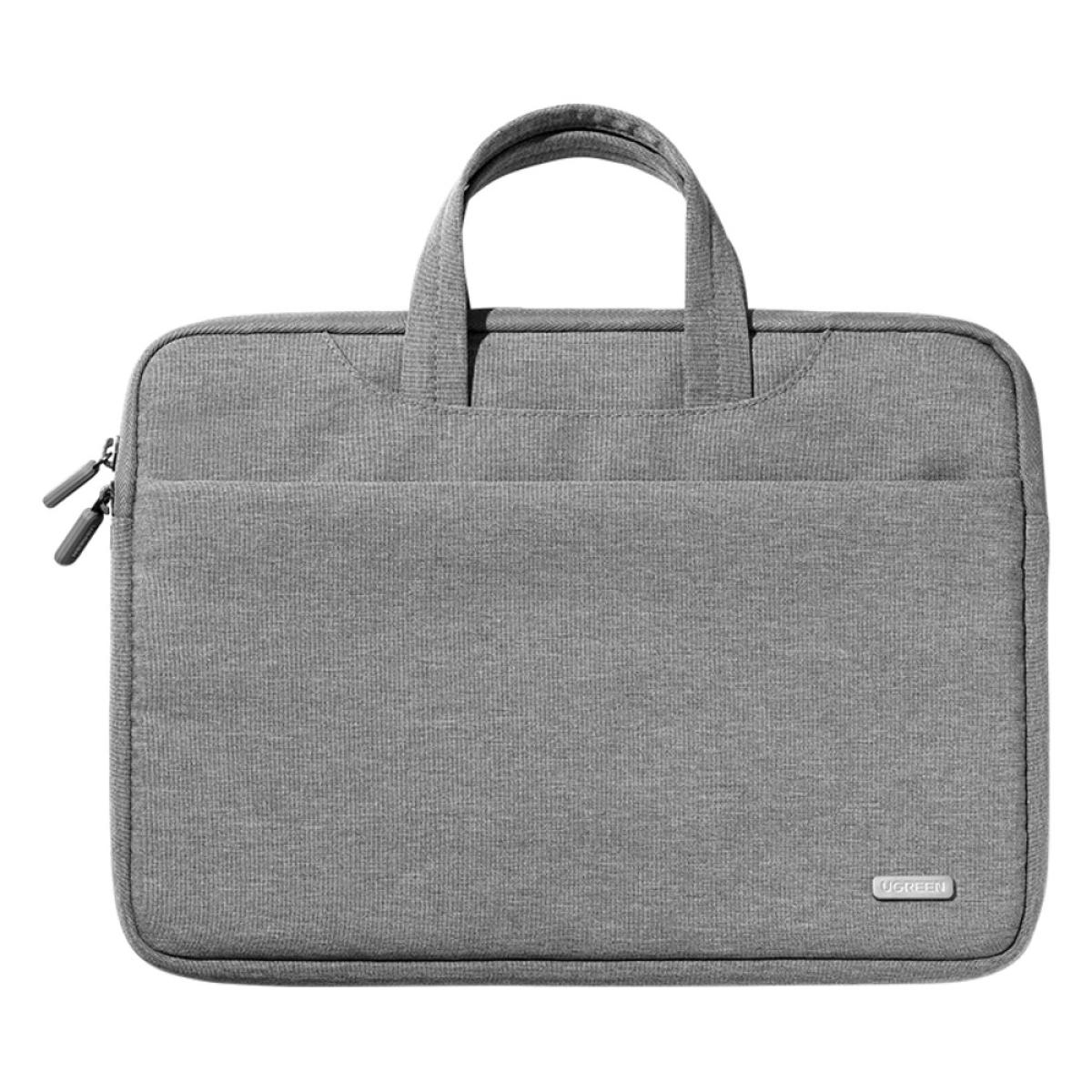 UGREEN LP437 3-Compartment Oxford Fabric Laptop Briefcase for 14–14.9 Inch – Gray