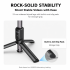 UGREEN LP508 Bluetooth Selfie Stick with Integrated Tripod 75 cm Black (50758)