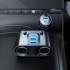ACEFAST B22 152W 2-in-1 Car Charger Hub with 2USB-C + 3USB-A + Dual Cigarette Lighter Sockets - Metal Grey