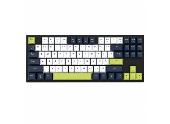 Fantech Atom87S MORI MK877S Wired TKL Mechanical Keyboard Rosie Switch Dark Blue/White