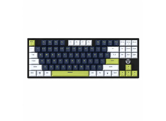 Fantech Atom87S MORI MK877S Wired TKL Mechanical Keyboard Taro Switch Dark Blue/White