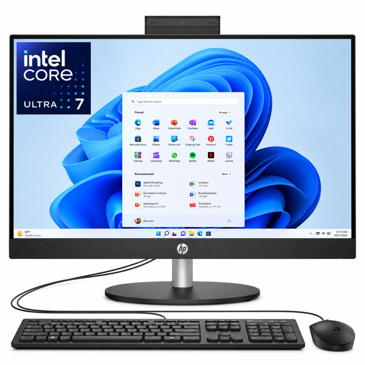 HP All-in-One 24-cr1035ne PC (2025) Intel Core Ultra 7 12-Cores w/ 24